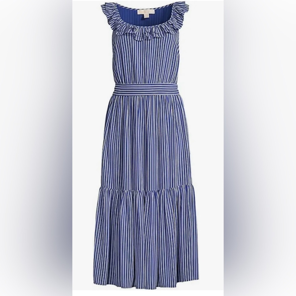 MICHAEL KORS Railroad Ruffle Dress, Size 3x NWOT - Picture 4 of 10